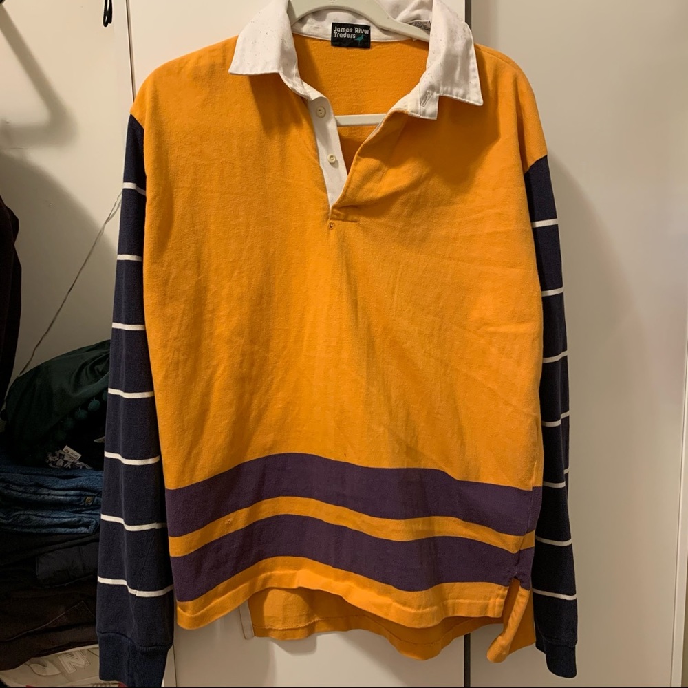 Vintage Rugby long sleeve striped shirt